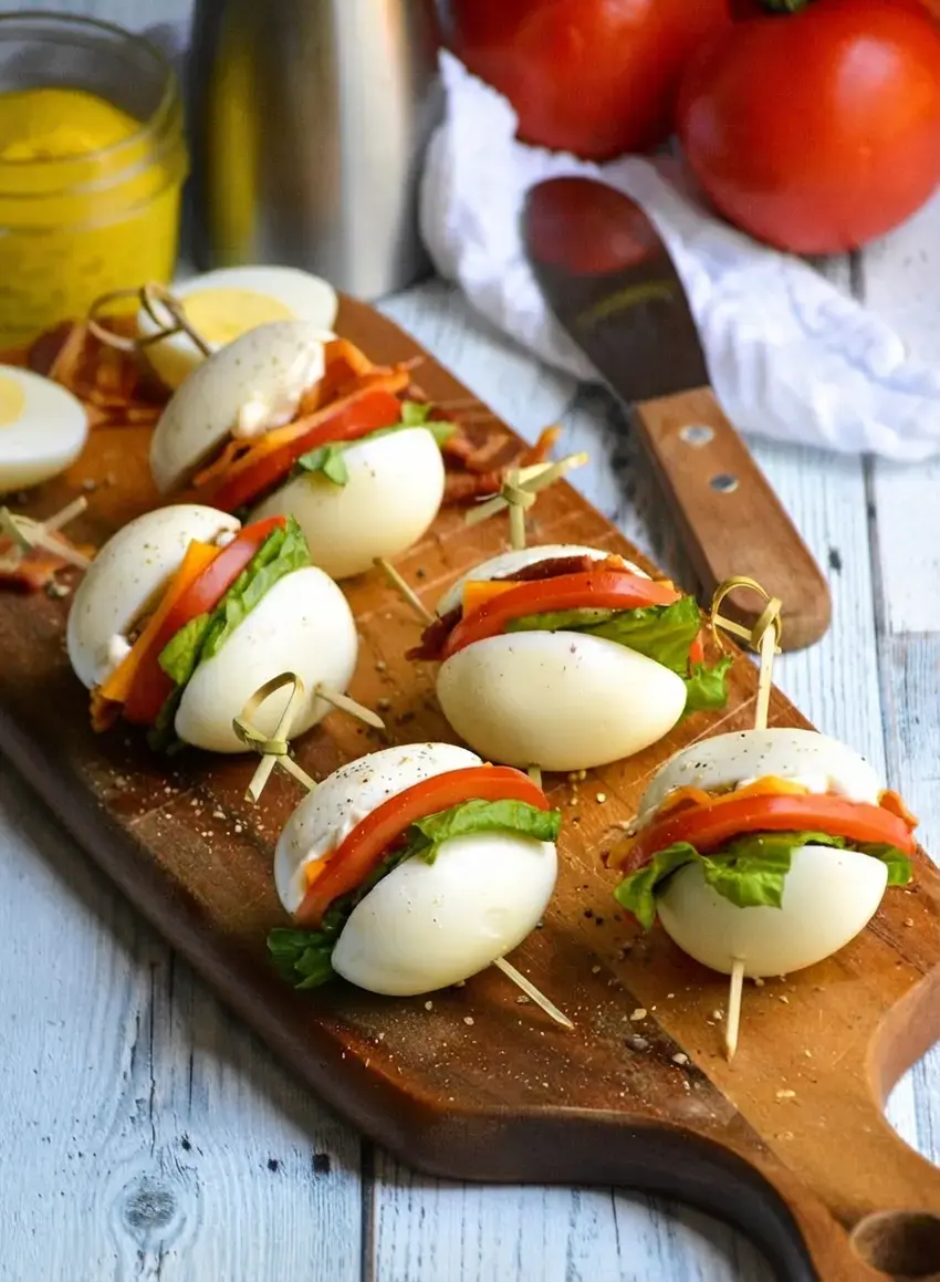 Hard Boiled Egg Blt Bites, Ingredients