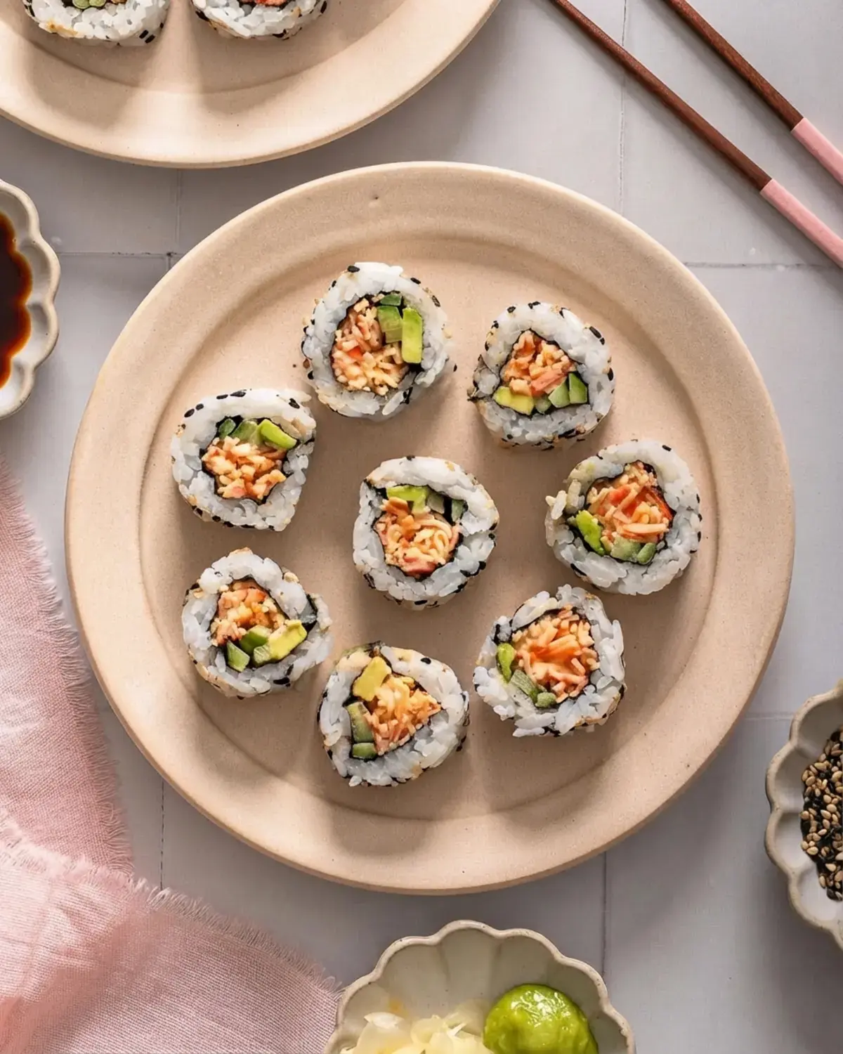 Kani Sushi Spicy Crab Roll Made Easy At Home 48 Kani Sushi, Assemble