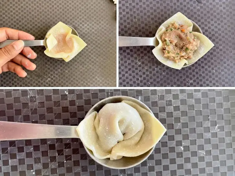 Kanom Jeeb, How To Make Pork Dumplings