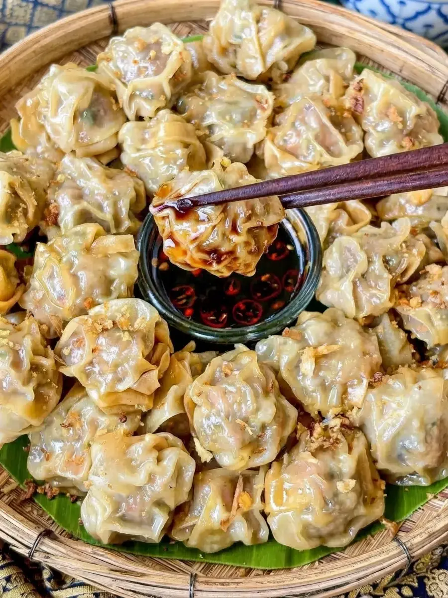 Kanom Jeeb, Kanom Jeeb (Thai Dumplings Recipe)