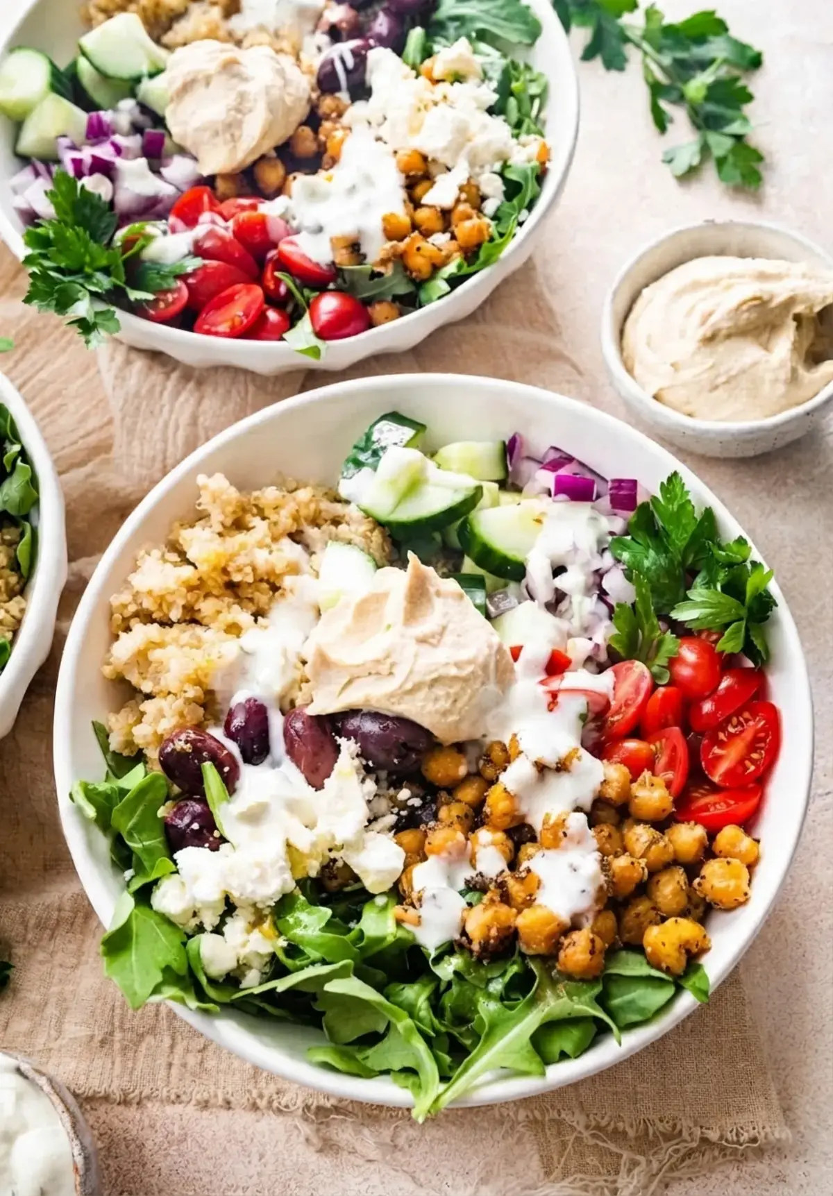 Mediterranean Quinoa Bowl, Brittany'S Tip