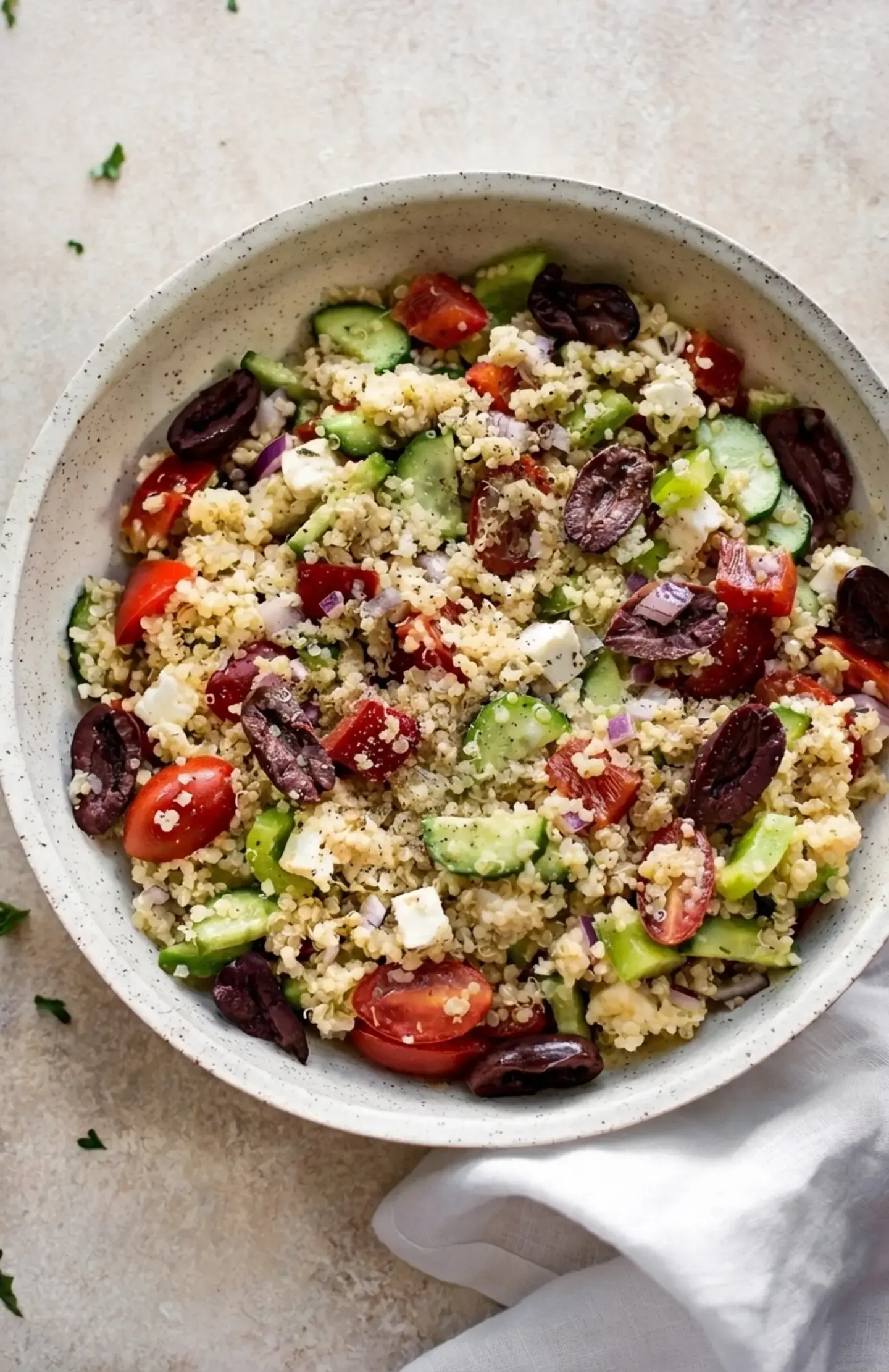 Mediterranean Quinoa Salad, Leftovers And Storage