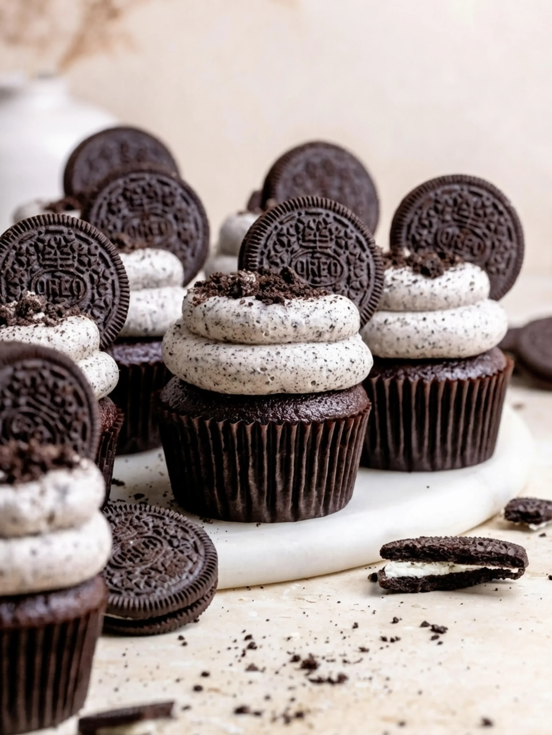 Oreo Cupcakes, Step By Step Instructions