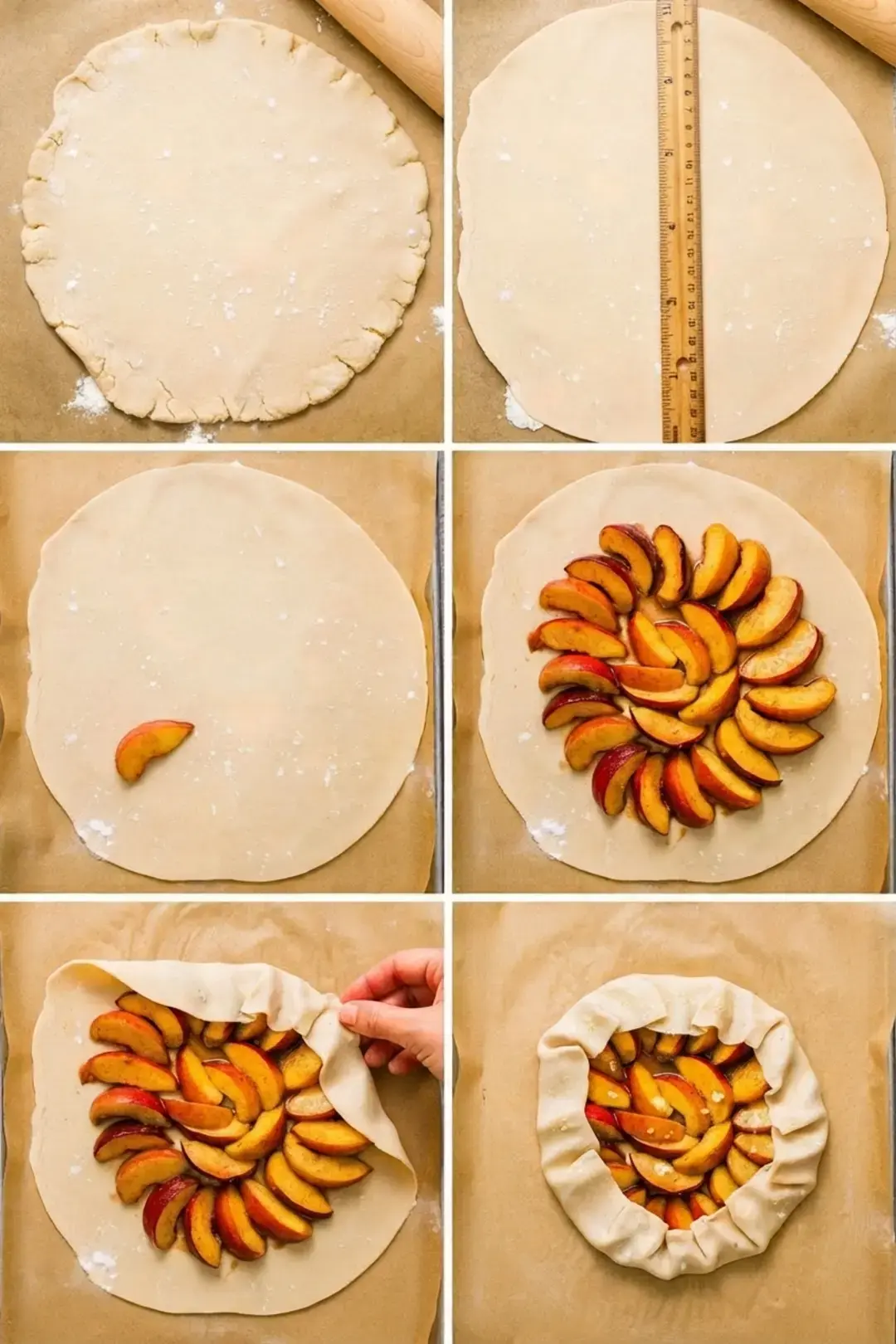 Peach Galette: A Rustic Summer Dessert Made Simple 18 Peach Galette, Arranging Peaches