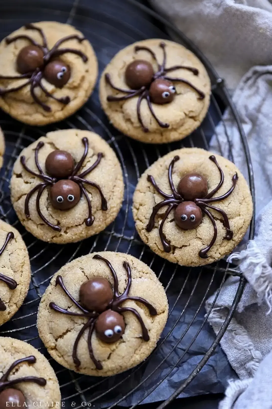 Peanut Butter Spider Cookies, Tips