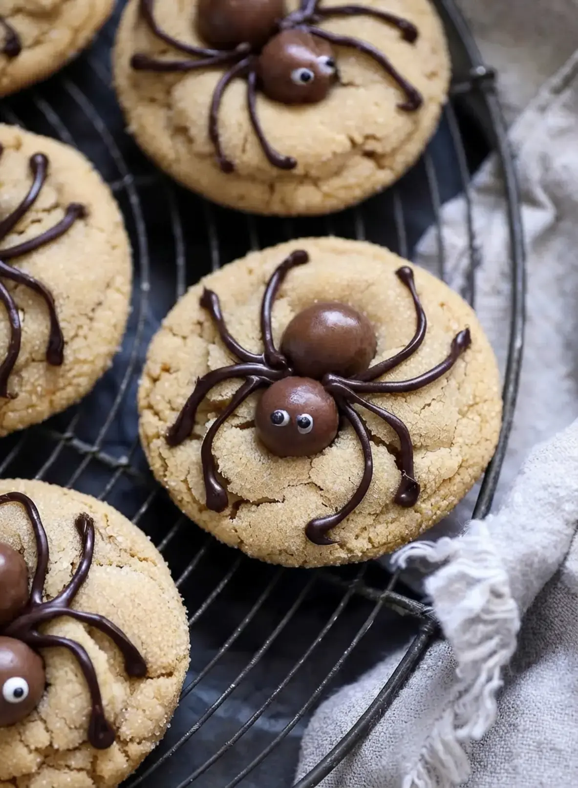 Peanut Butter Spider Cookies, Tips