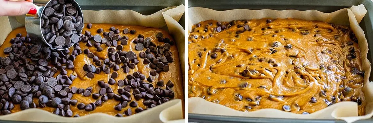 Pumpkin Bars With Chocolate Chips, Pumpkin Acts Like An Egg