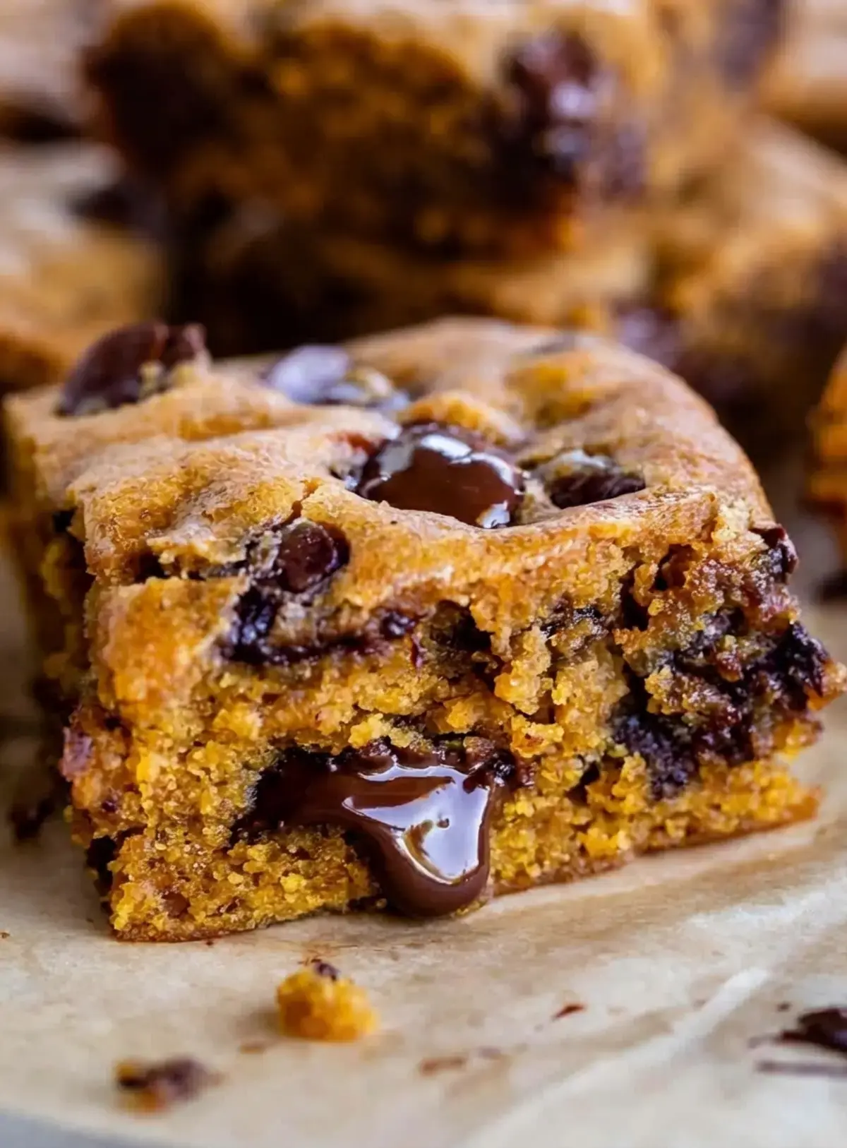 Pumpkin Bars With Chocolate Chips