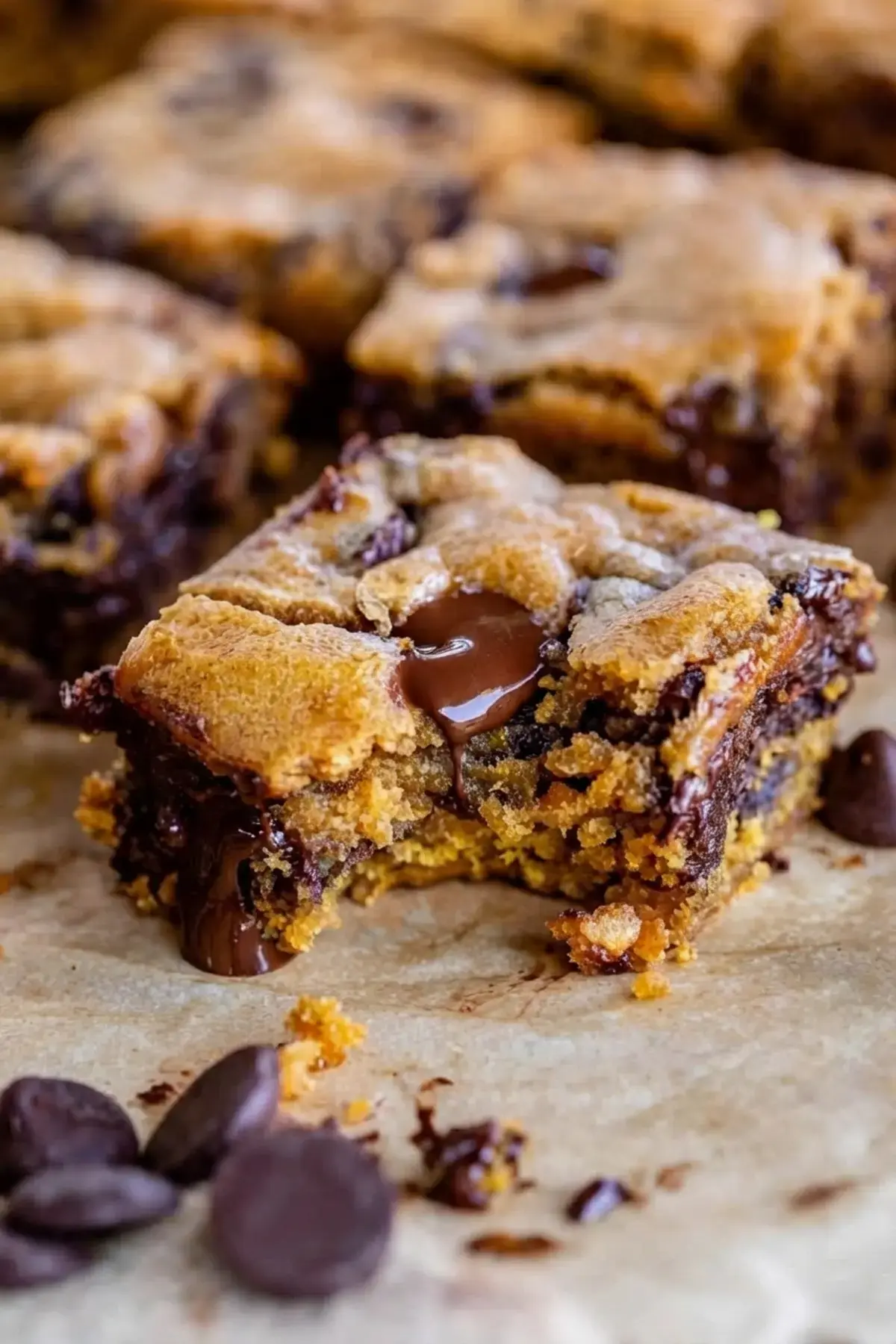 Pumpkin Bars With Chocolate Chips