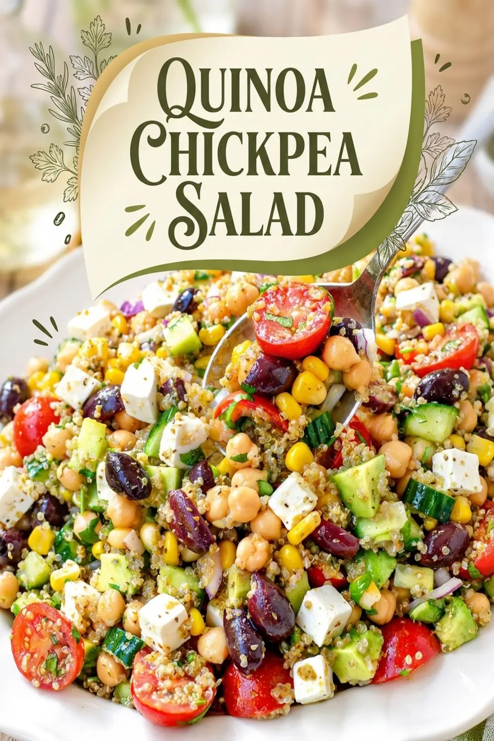 Home 2 Quinoa Chickpea Salad