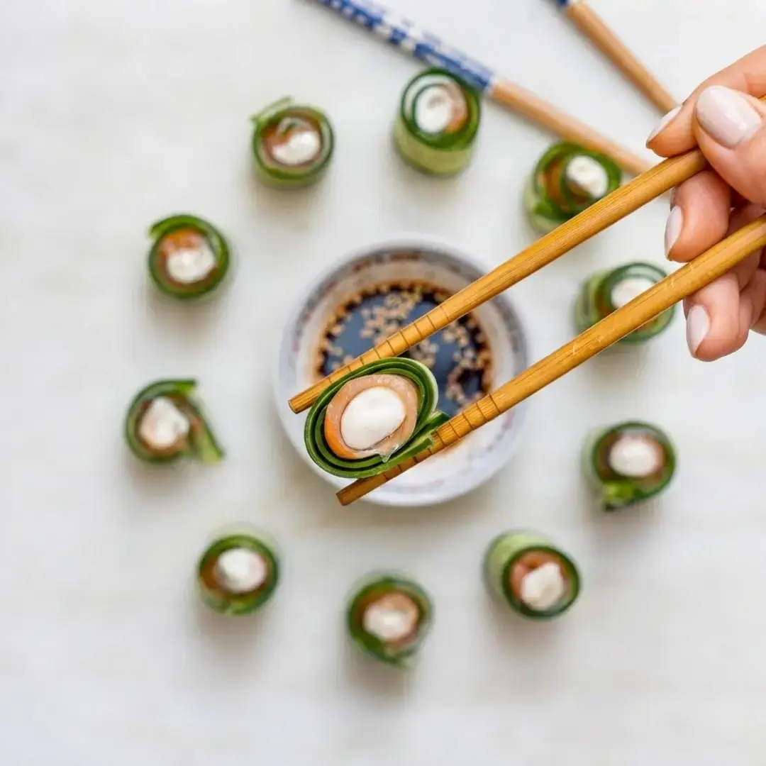 Smoked Salmon Cucumber Rolls, Ingredients