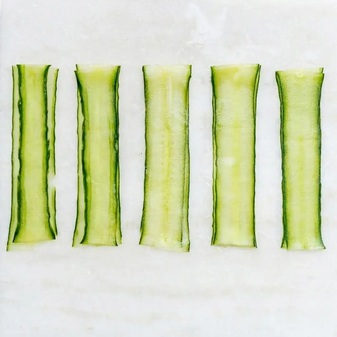 Smoked Salmon Cucumber Rolls, Instructions