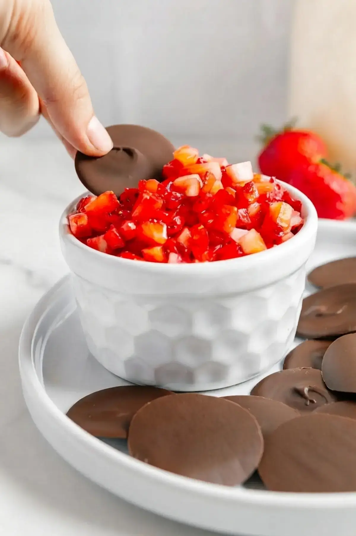 Strawberry Chocolate &Quot;Chips And Salsa&Quot;, How To Make Strawberry Chips And Salsa