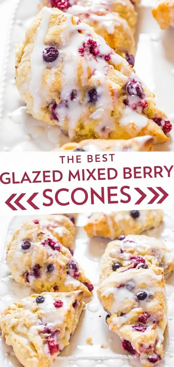 The Best Glazed Mixed Berry Scones, Recipe Variations To Try