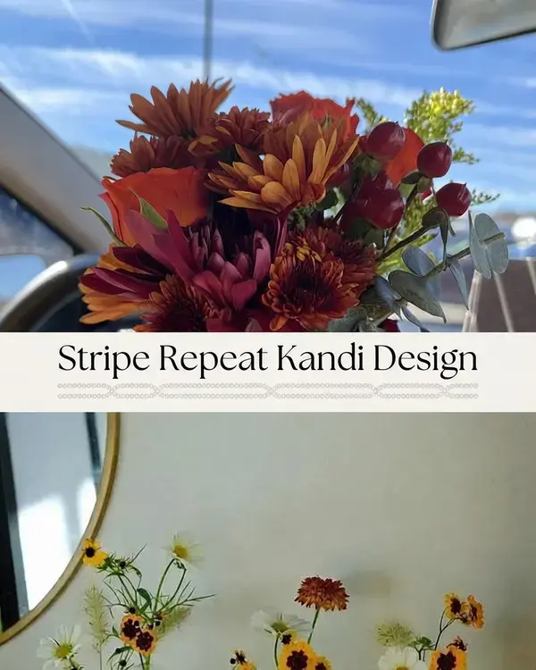 Viral 20 Kandi Ideas Pattern You’ll Wish You Found Sooner, Stripe Repeat Kandi Design